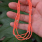 Coral - Salty Babe Neon Anklet