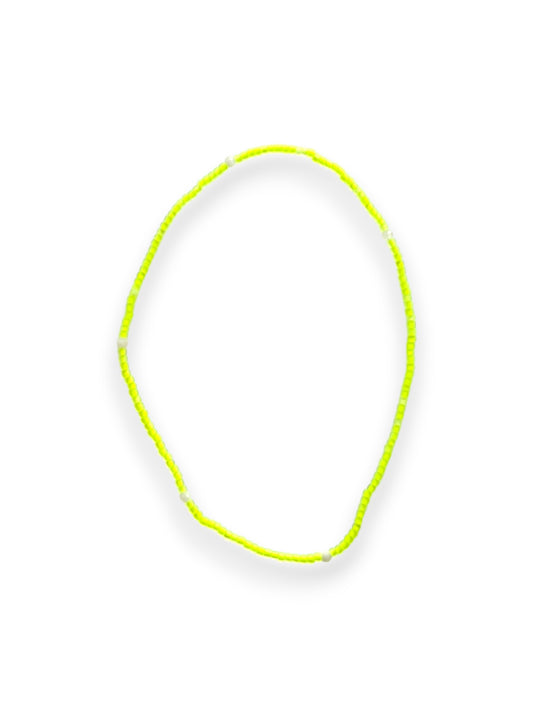 Electric Yellow - Salty Babe Neon Anklet