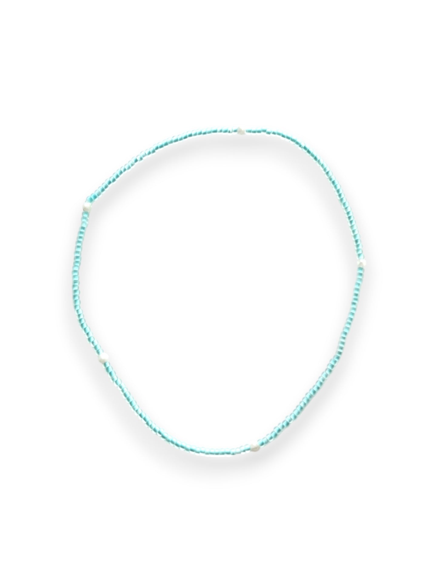 Aqua blue - Salty Babe Neon Anklet