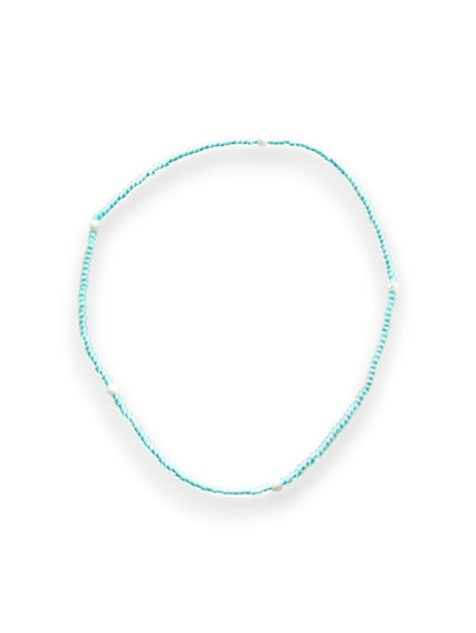 Aqua blue - Salty Babe Neon Anklet