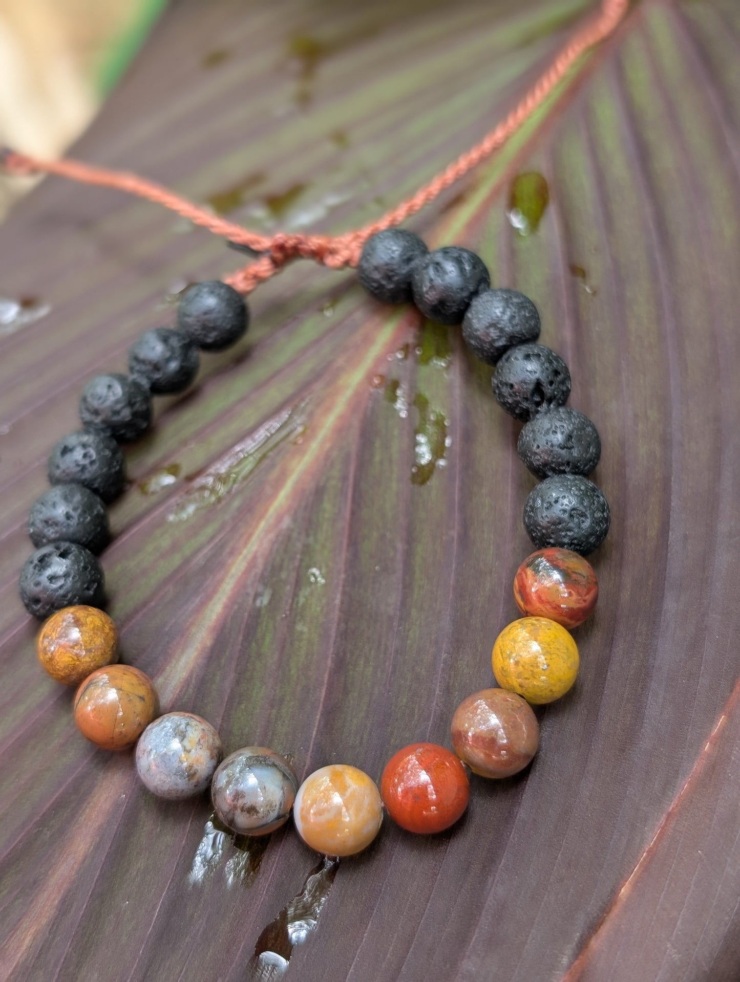 Father of the Tides - Moroccan Sea Agate Diffuser Bracelet