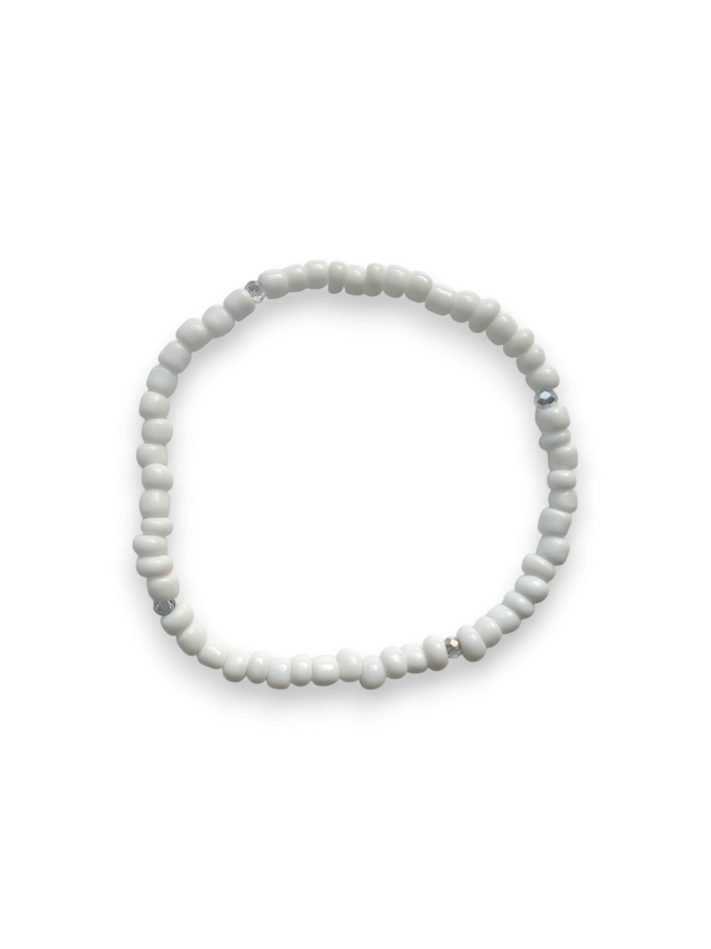 Sparkle Stacker Bracelet - White