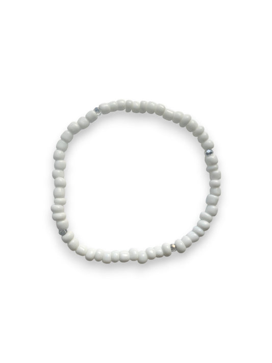 Sparkle Stacker Bracelet - White