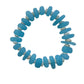 Turquoise Blue - Sea Glass Puka Bracelet