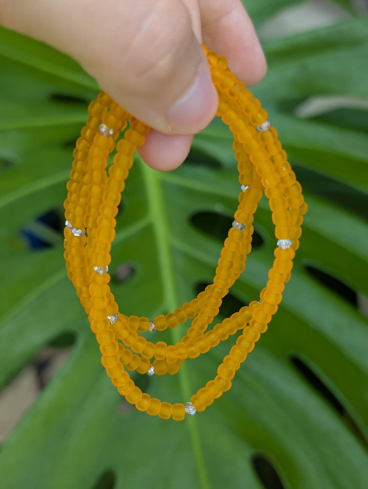 Sparkle Stacker Bracelet - Tangerine Dream