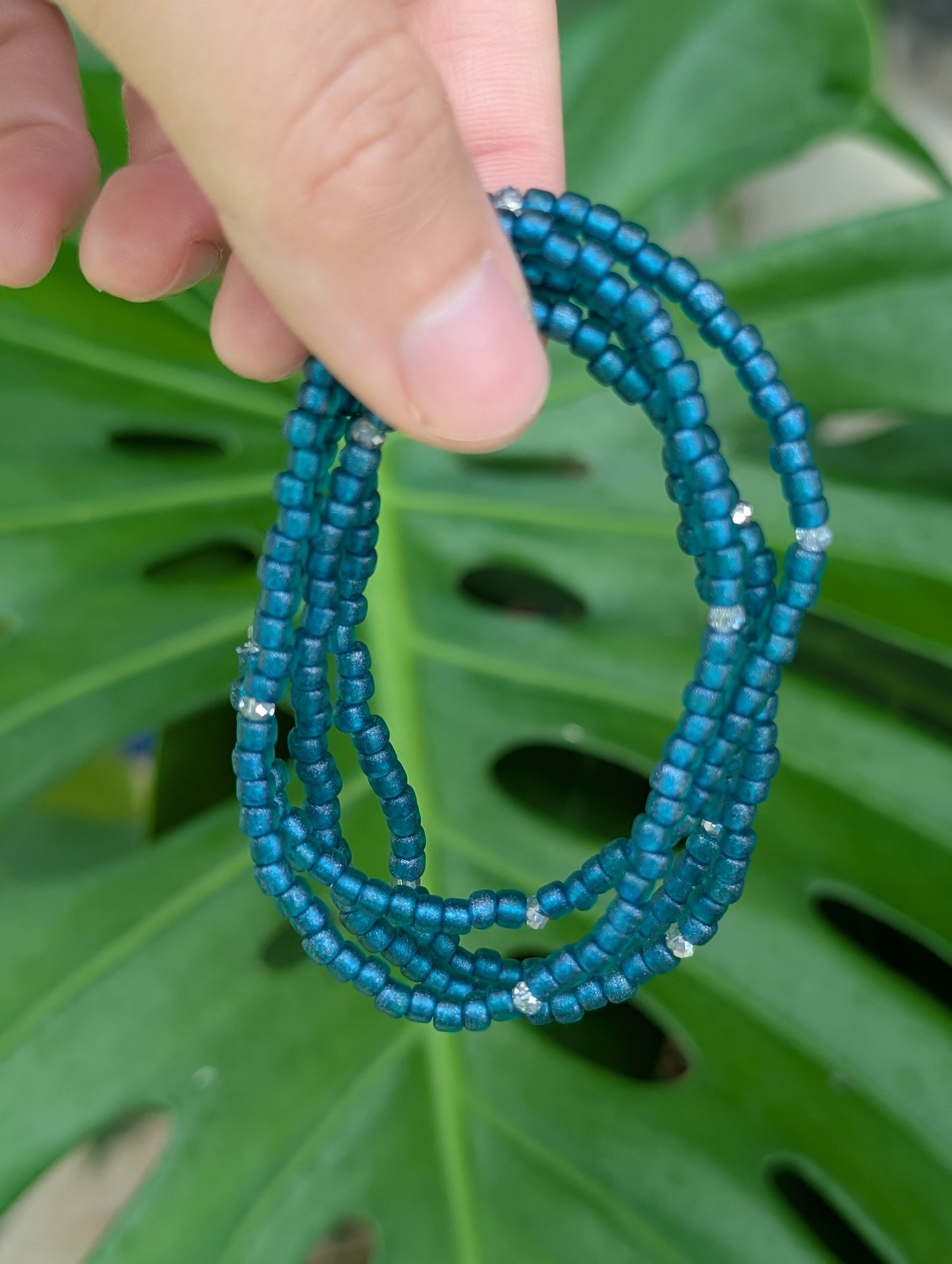 Sparkle Stacker Bracelet - Blue Lagoon