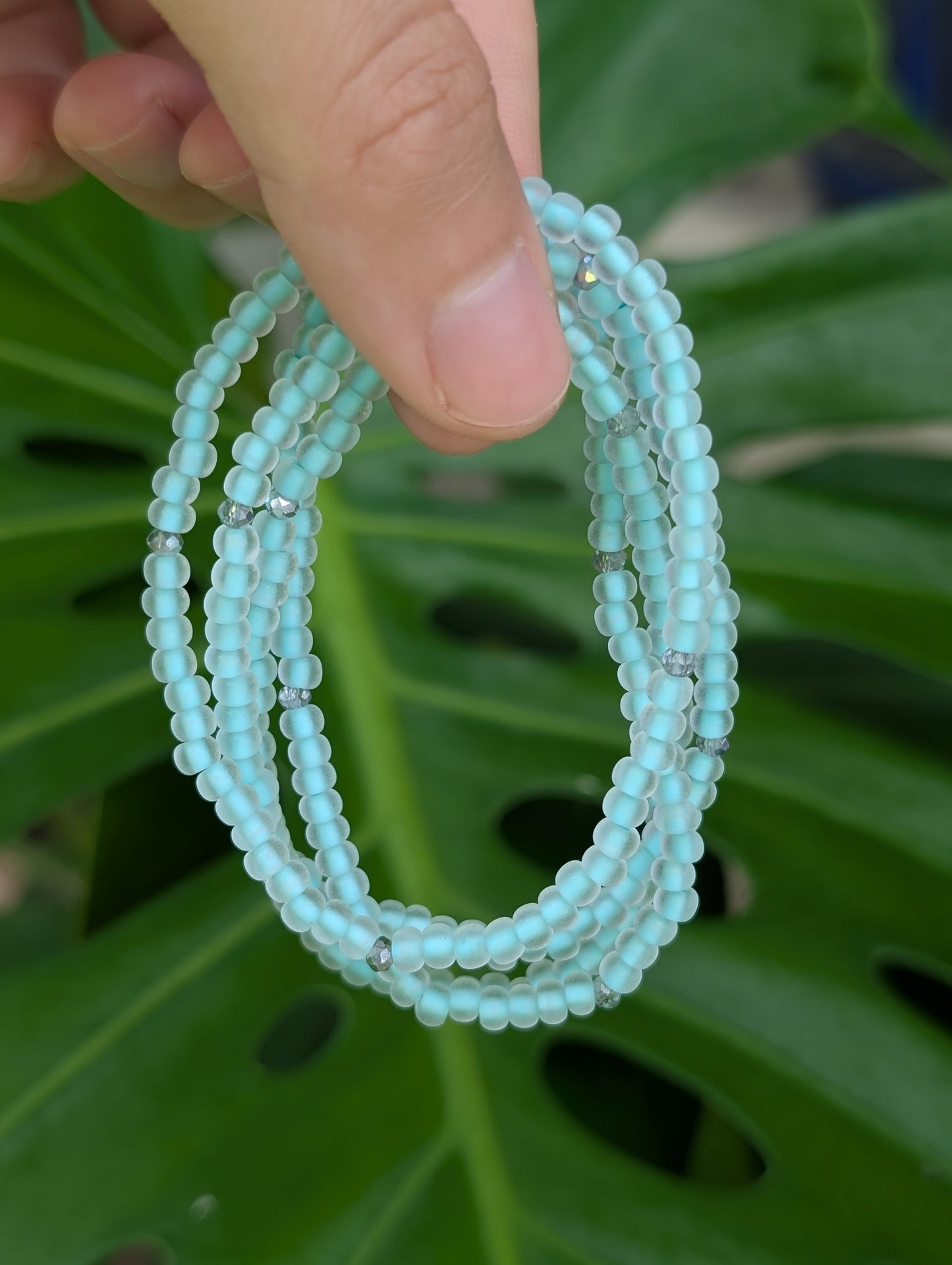 Sparkle Stacker Bracelet - Sky Blue