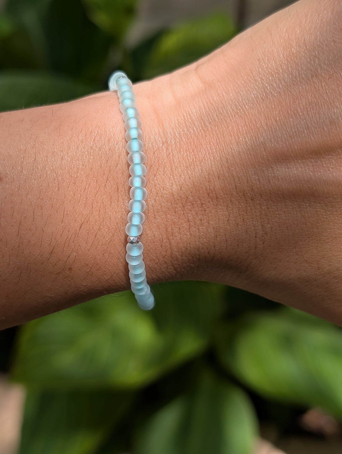 Sparkle Stacker Bracelet - Sky Blue