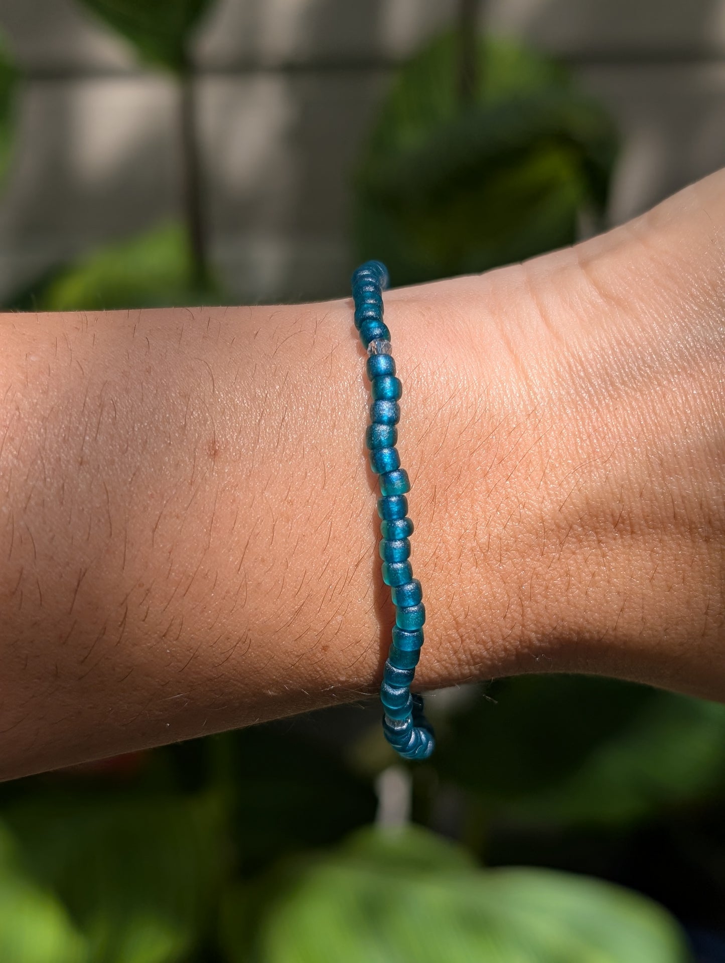 Sparkle Stacker Bracelet - Blue Lagoon