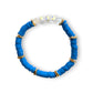 Royal Blue - Resort Ready Gold Heishi Bracelet