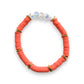 Coral - Resort Ready Gold Heishi Bracelet