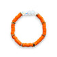 Orange- Resort Ready Gold Heishi Bracelet