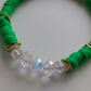Neon Green- Resort Ready Gold Heishi Bracelet