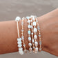 Howlite Coastal Gems Bracelet