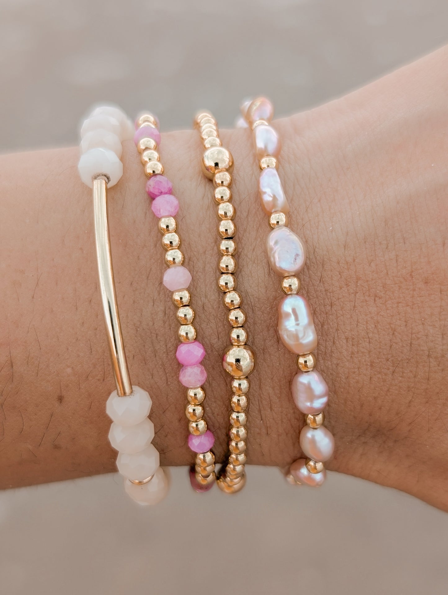 Gold Bubble Bracelet