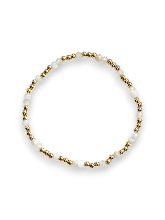 Rainbow Moonstone Coastal Gems Bracelet