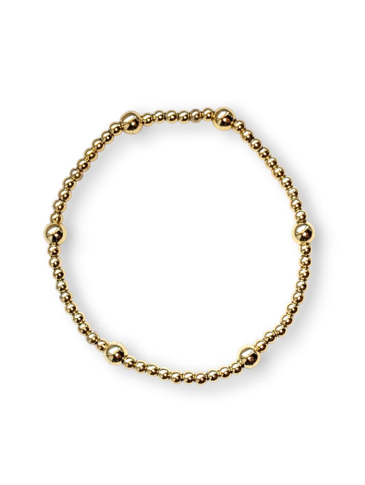 Gold Bubble Bracelet