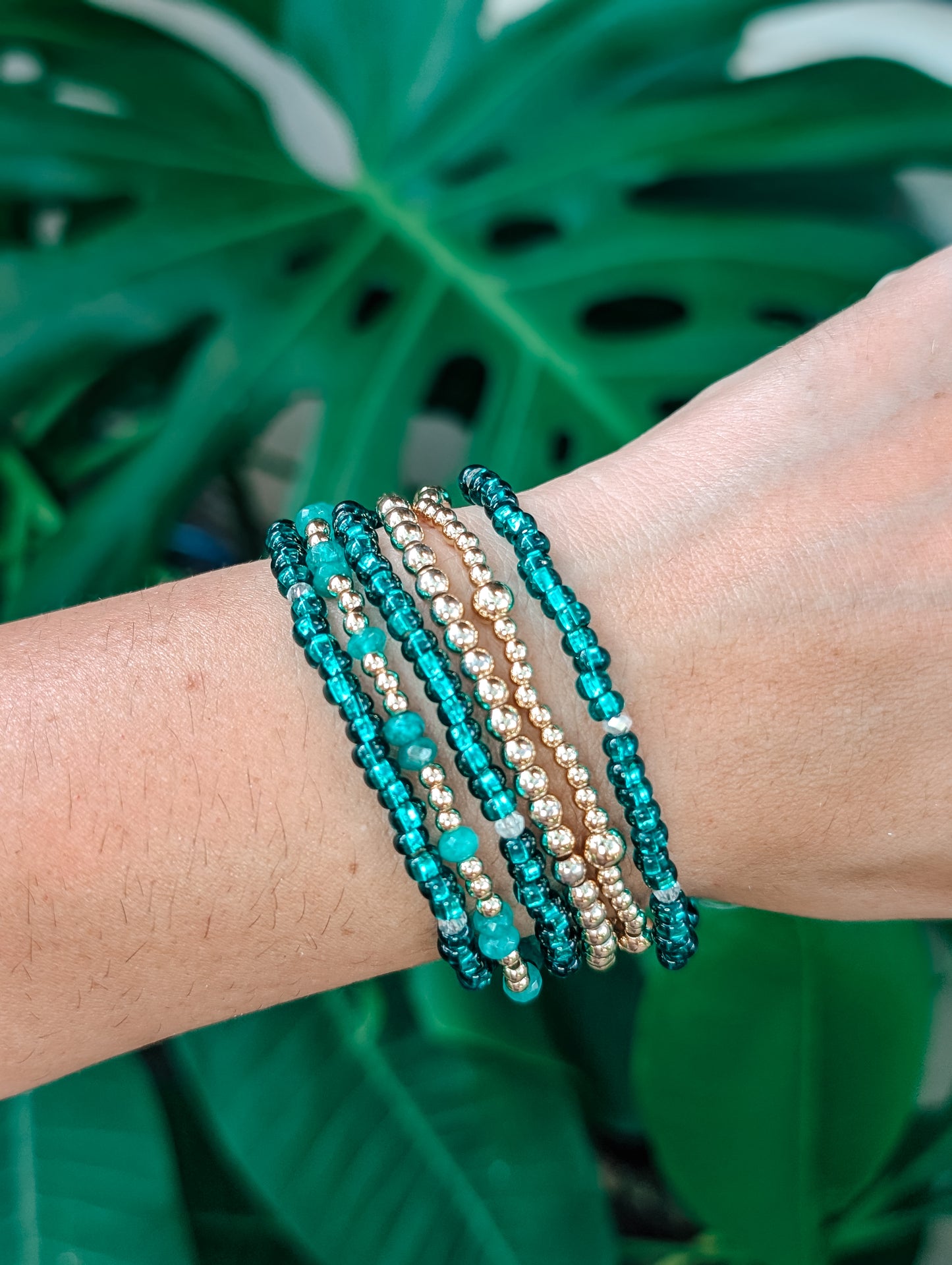 Aqua Stone Coastal Gems Bracelet