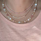Handmade Blushing Ombre Snake Chain Necklace – lightweight, hypoallergenic jewelry.