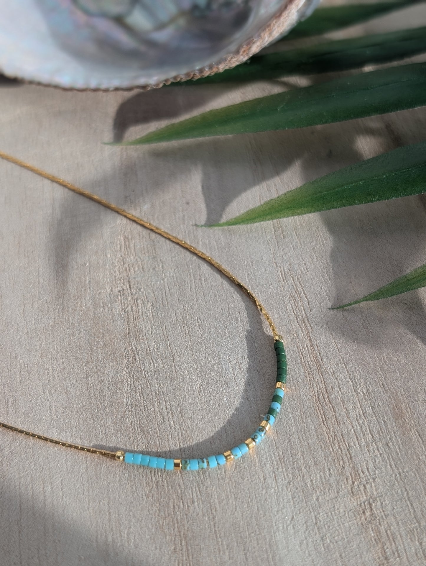 Emerald Tide Ombre Necklace