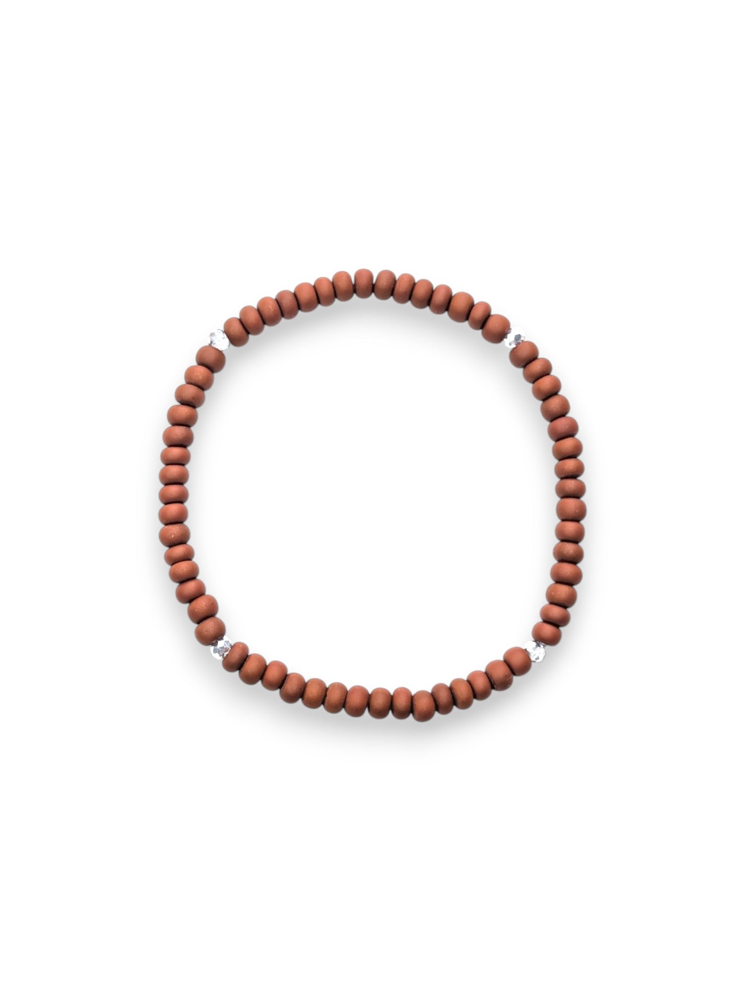 “Desert Palms Sparkle Stackler bracelet – faceted beads with rhinestone accents, fall florals jewelry.”