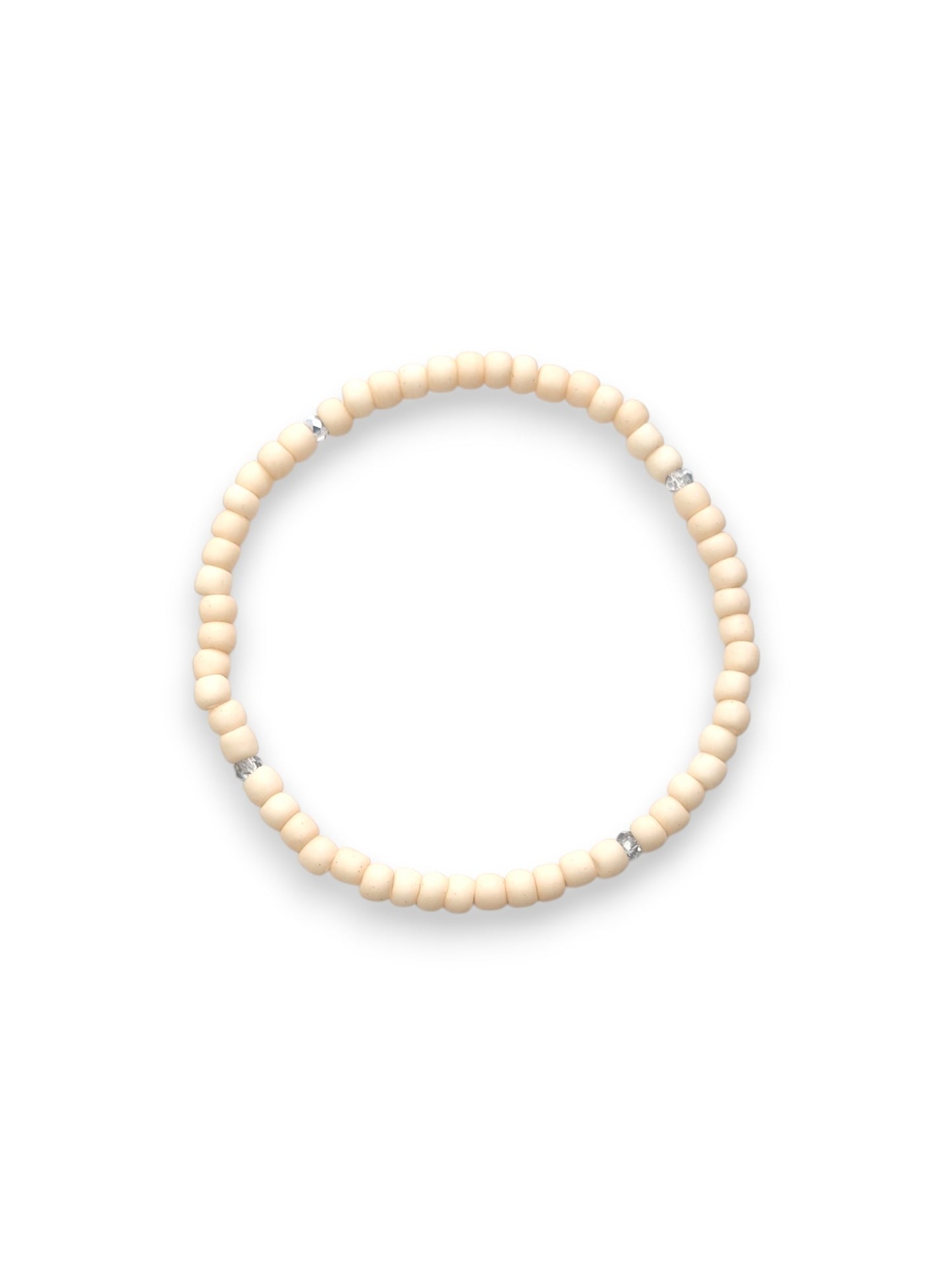 Salted Foam Sparkle Stackler bracelet – faceted beads with rhinestone accents, fall florals jewelry.”