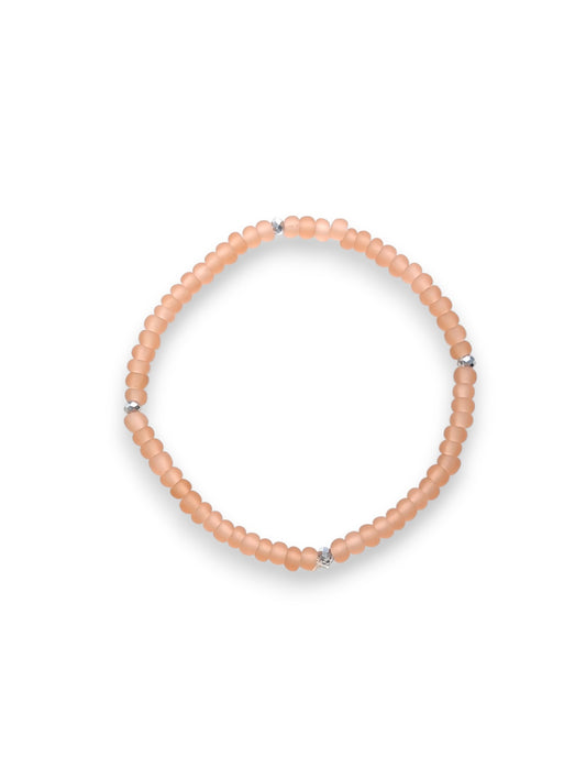 “Sunburnt Glow Sparkle Stackler bracelet – faceted beads with rhinestone accents, fall florals jewelry.”