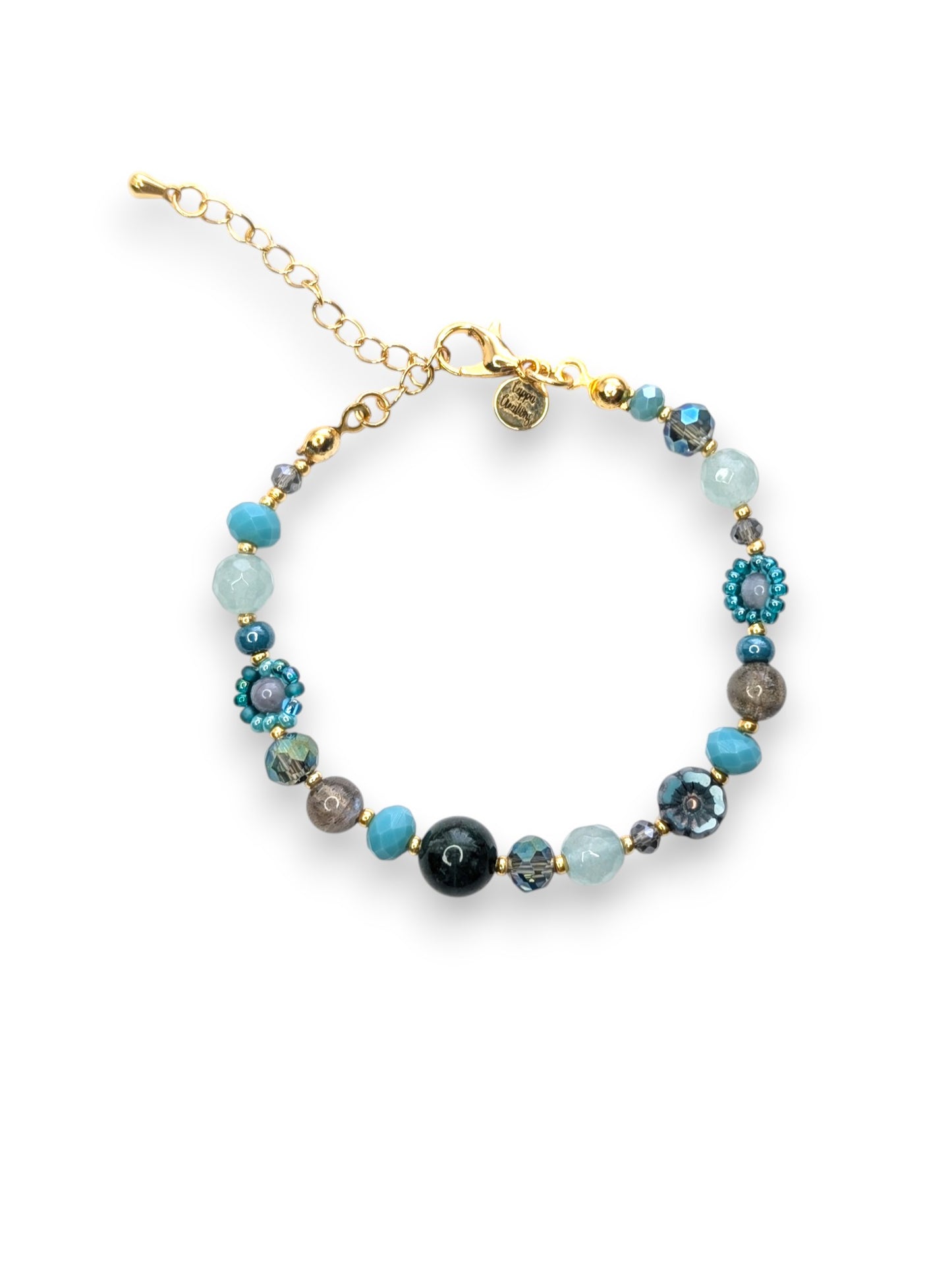 Sea La Vie Floral Beaded Bracelet
