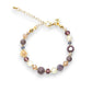 Mauve It Over Floral Beaded Bracelet