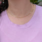 Dainty Paperclip Chain Necklace