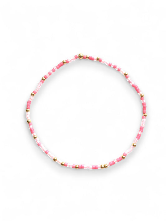 The Mini Bracelet - Preppy Pink