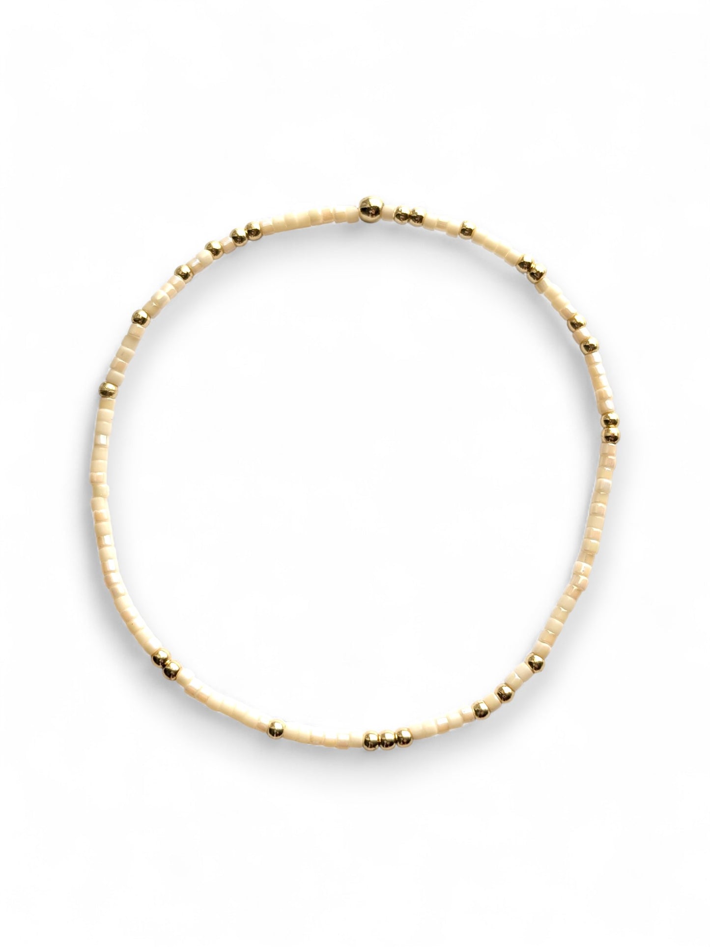 The Mini Bracelet - Cream Iridescence