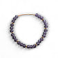 Amethyst Gold Bar Bracelet