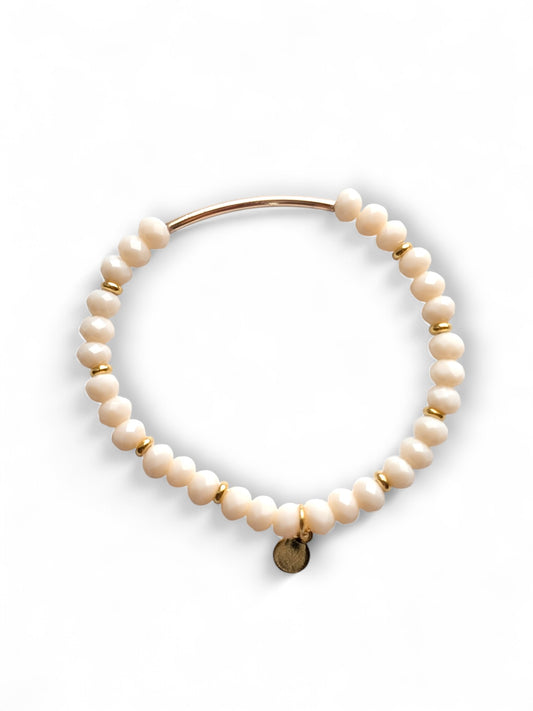 Creamsicle Gold Bar Bracelet