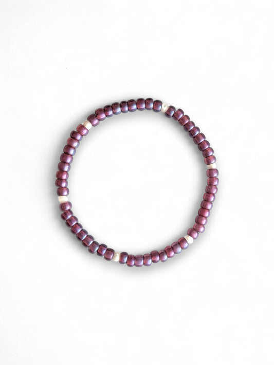 Pearly Luster Bracelet - Purple Mermaid