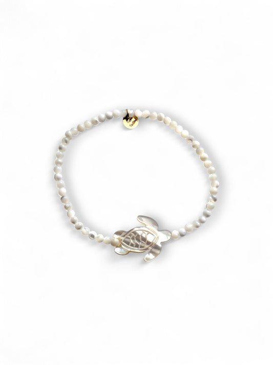 Mother of pearl Sea Turtle Bracelet