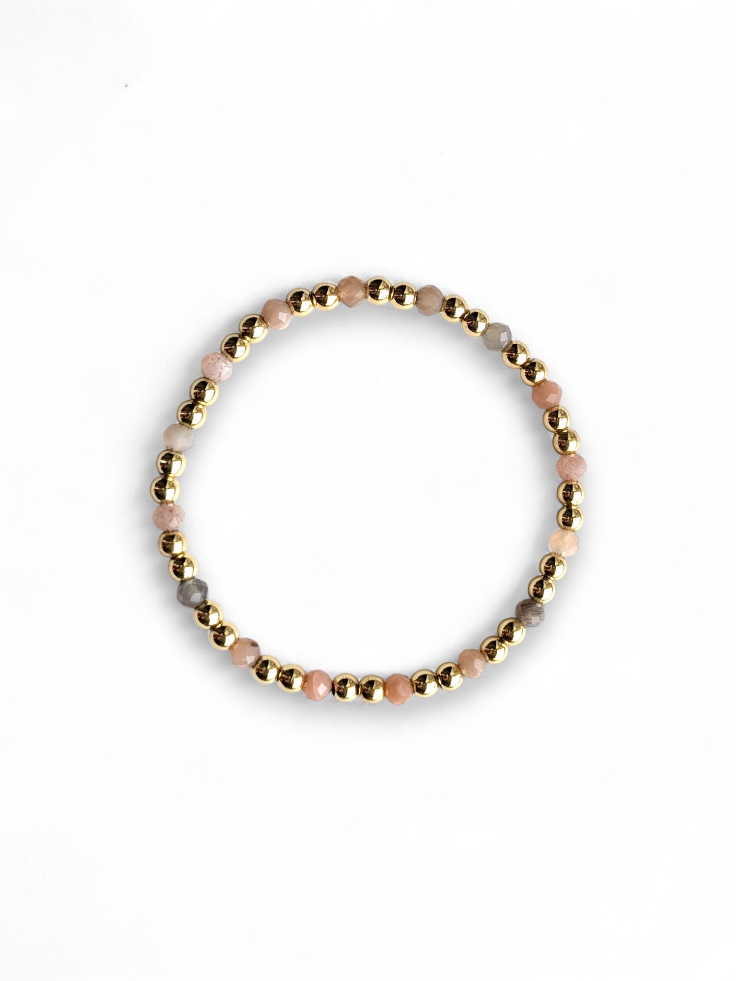 Peach Moonstone - Coastal Gems Bracelet