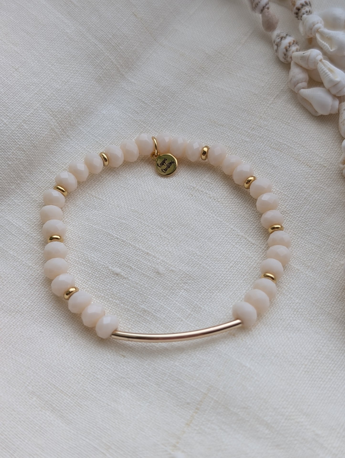 Creamsicle Gold Bar Bracelet