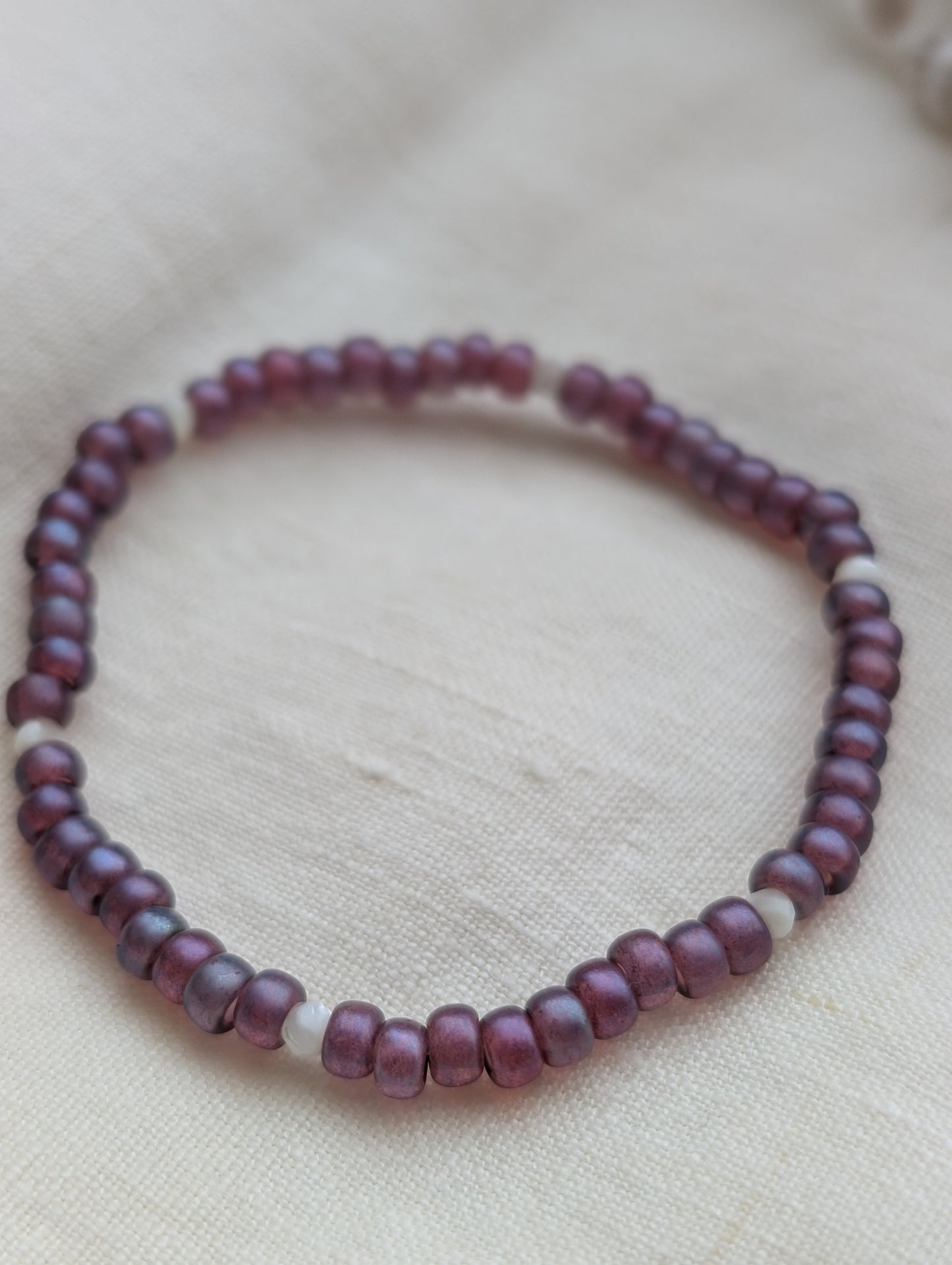 Pearly Luster Bracelet - Purple Mermaid