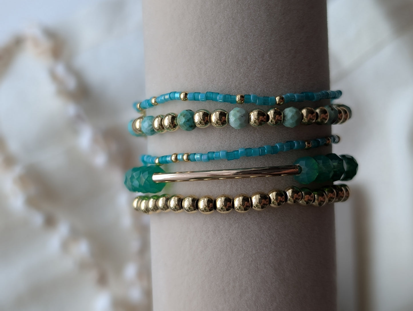 Green Turquoise - Coastal Gems Bracelet