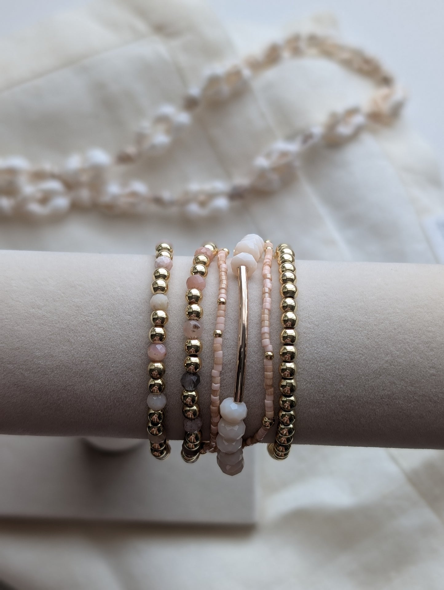 Creamsicle Gold Bar Bracelet