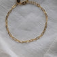 Dainty Paperclip Chain Bracelet
