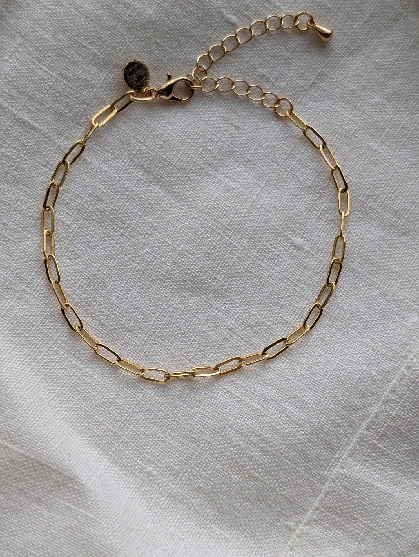 Dainty Paperclip Chain Bracelet