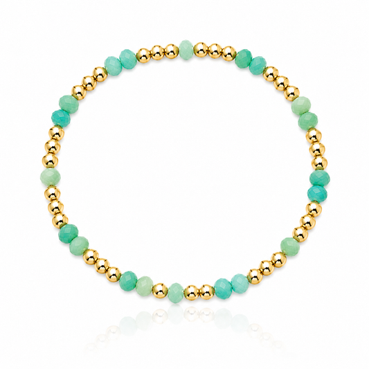 Chrysoprase Mint Gemstone Bracelet | Crystal Shores Bracelet