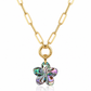 Maui Bloom Abalone Plumeria Necklace & Earring Set | Curated Jewelry Look