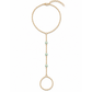 Mint Mojito mint green fire opal hand chain featuring three luminous mint green fire opals on a diamond-cut 18K Gold PVD chain by Charlotte's Cove.