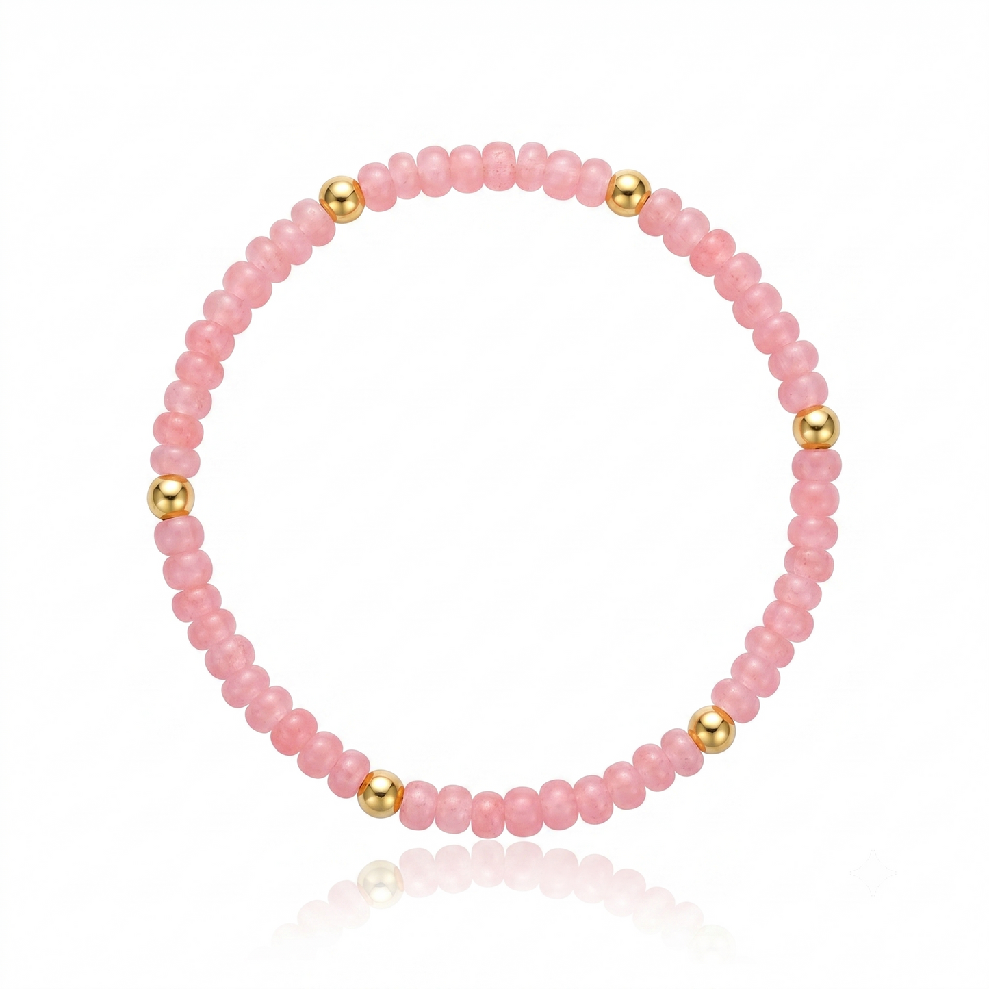 Pink & Yellow Gemstone Bracelet Stack | The Citrus Bloom Stack