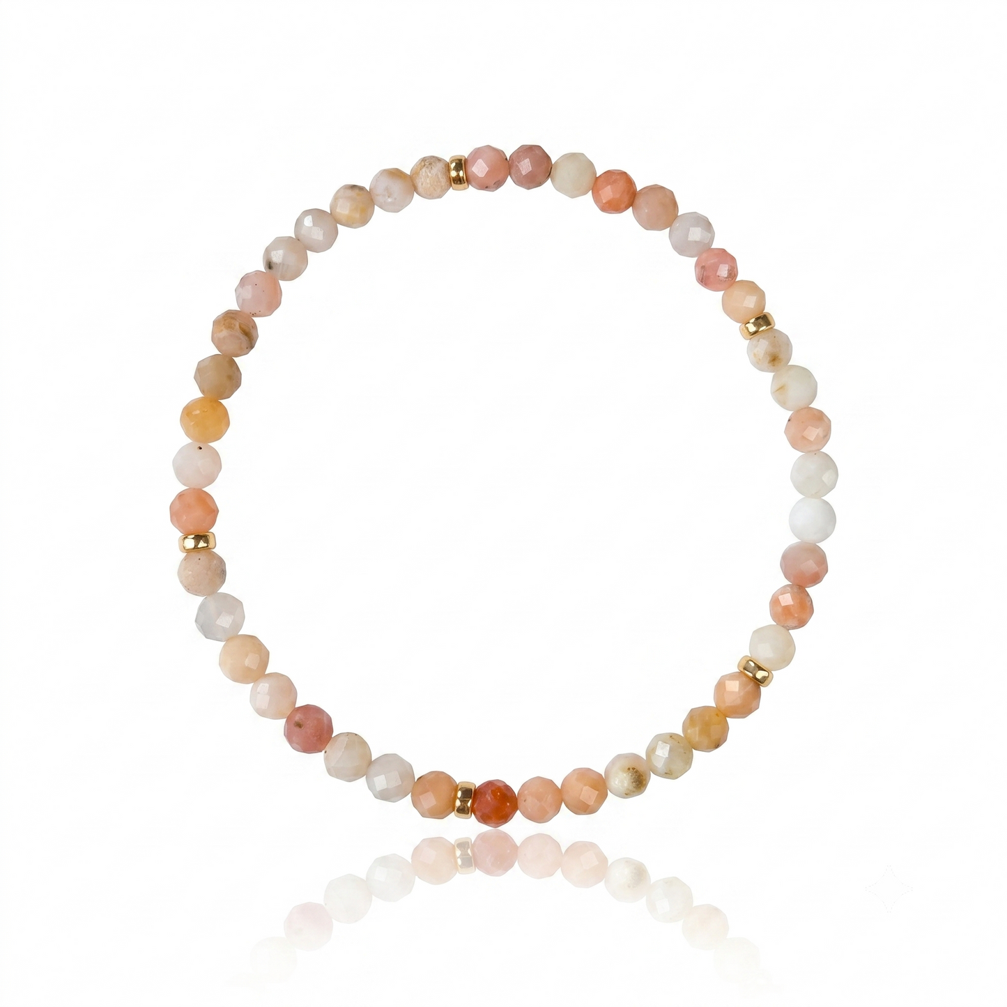 Pink & Yellow Gemstone Bracelet Stack | The Citrus Bloom Stack