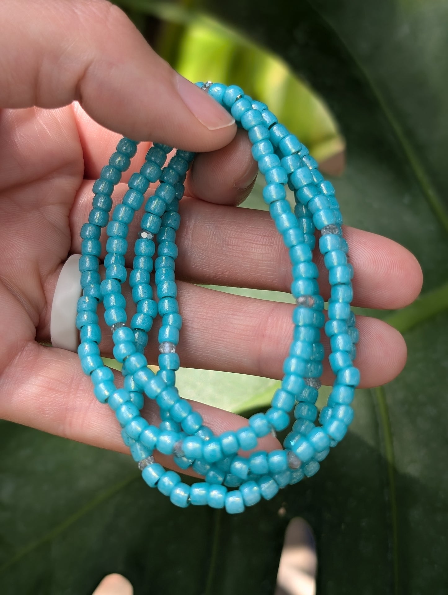 Sparkle Stacker Bracelet - Aqua