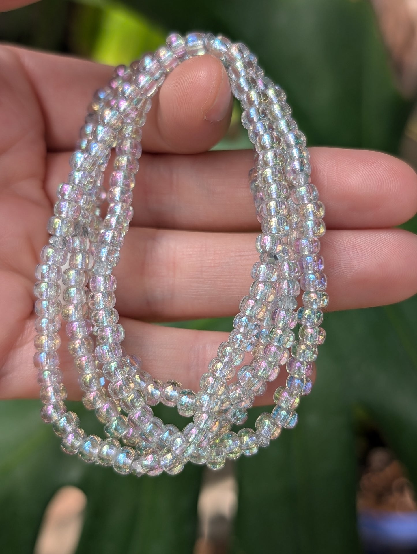 Sparkle Stacker Bracelet - Transparent Baby Blue